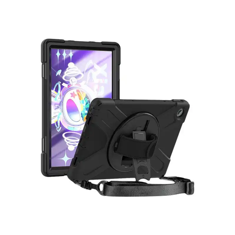 Coque renforcee avec bandouliere, poignee rotative et pied support pour LENOVO Tab M10 Plus Gen 3 10.6" (... (DY-RC4588)_1